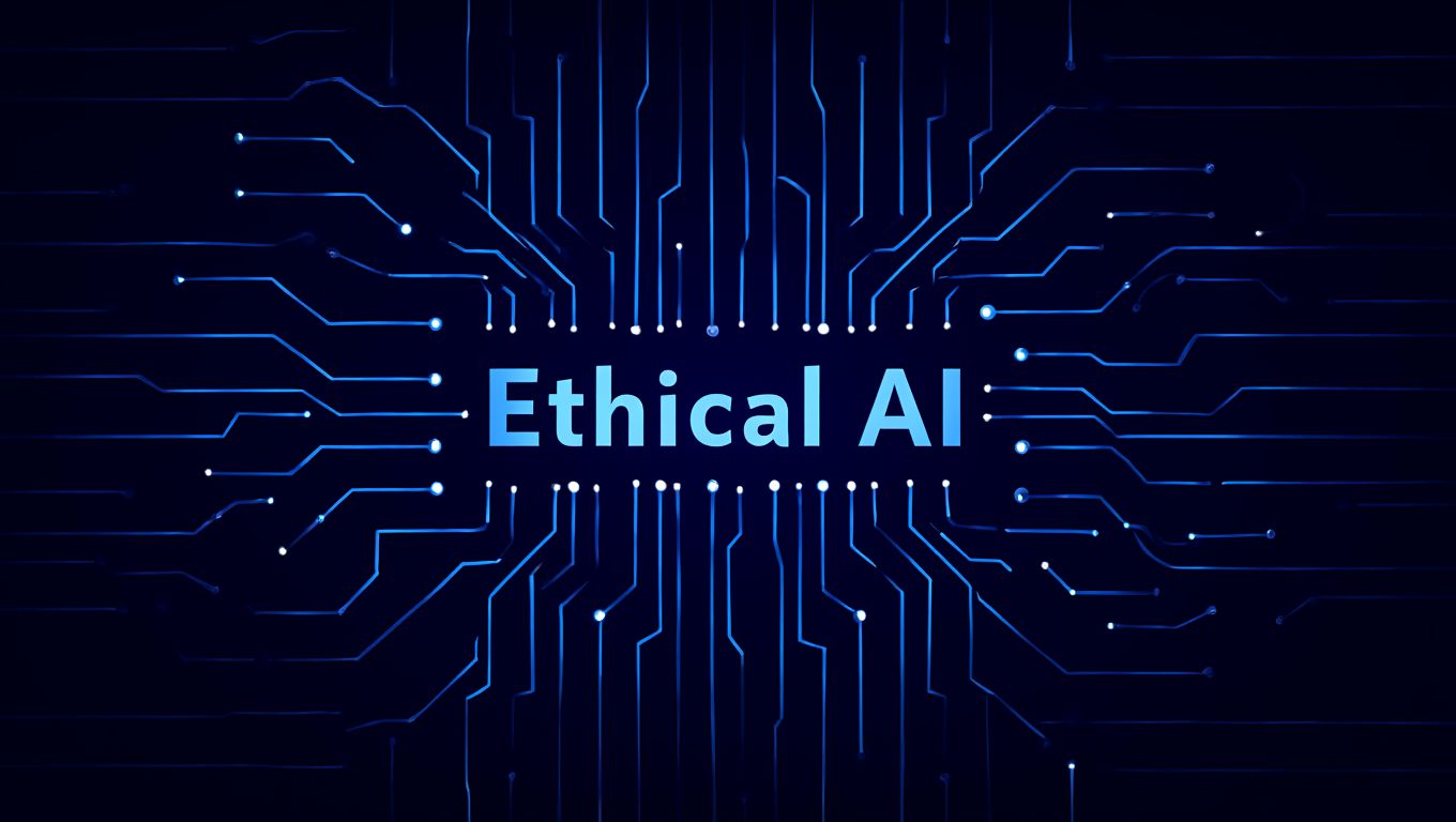 Abstract concept of Ethical AI